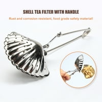 Shell oblik od nehrđajućeg čelika čaj za infuziranje filtera od nehrđajućeg čelika čaj sa dugom ručkom