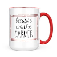 Neonblond jer sam Carver smiješna izreka šalica za ljubitelje čaja za kavu