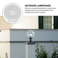 Hemoton Post Lamp Lamp Shade Globe Light Cover Vanjski lagani poklopac svjetlosne sijalice