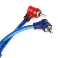 Audio kabl, metar Automobil plavi prozirni audio interkonekt kabel ultra fleksibilan, audio kabl