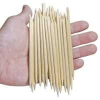 Drveni štapići za nokte Dvokrevetne višestruko funkcionalno sredstvo za uklanjanje manikura za uklanjanje