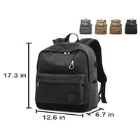 Faintnice laptop ruksak za laptop Book-taback Anti-krava knapsack poslovna školska torba rucksack crna