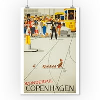 Danska - divan Kopenhagen - - Vintage reklame