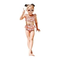 Njshnmn Toddler Baby Girls Ljetni kupaći kostimi s jednim ramenom