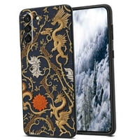 Slatki folk-art-Style - Telefonska futrola za Samsung Galaxy S Fe za žene Muškarci Pokloni, SOFT Silikonski
