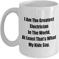 Šalica za mama tatu Ja sam najveći električar na svijetu, barem kažu moja djeca. Čaj za kafu