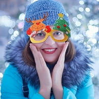 Moyjoyce Kids Božićne dijamantske naočale Igračke DIY FRAME PASTE 3D naljepnice
