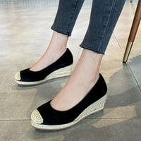 Neumjerne odrasle žene Sandal sandale za žene Flat Size Espadrilles Cipele Žene klinovi Okrugli prstiju