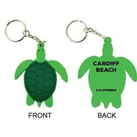 Cardiff Beach California Suvenir Green Turtle Privjesak