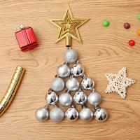 Ukrasi za božićne kugle 2.36 Božićne ukrase za božićne drvce Stakljajuće se viseći crne božićne ukrase