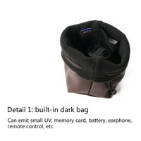 ✪ Prijenosna torba za objektiv kamere Zaštitna torbica za visinu DSLR objektiv kamere