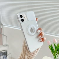 iPhone futrola sa prstenom Kickstand postolje i klizač za objektiv kamere, zaštitni simpatični simpatični