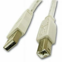 USB 2. A B kabl - bijeli