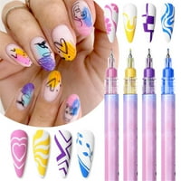 Yolai Alati za poboljšanje noktiju 3D boja za nokte za nokte za nokte točka cvjetni olovka za nokte