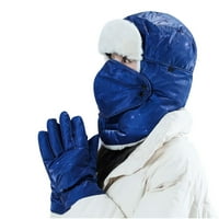 Clearića zimska ski Skijaške kape za žene debela obložena termalna traper maska ​​za uši za uši lov