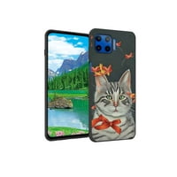 Kompatibilan sa Moto jednom 5G telefonom, Cat-Kitty Case Silikon zaštitni za teen Girl Boy Case za Moto