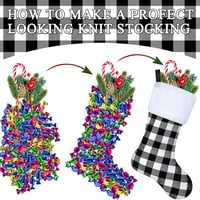 Božićne čarape, velika božićna dječja poklon čarape i božićne čarape za zabavu za dekoraciju i Xmas