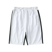 Muški posteljina teretna kratke hlače nacrtavaju casual klasični fit hoda kratka hlače Brza suha teretana