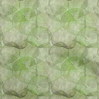 Onuone pamuk poplin zelena tkanina tekstura listovni zanatski projekti dekor tkanina štampan dvorište