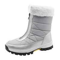 Kali_store čizme za žene zimske čizme za snijeg za žene vodootporne cipele snijega ravne cipele za gležnjeve