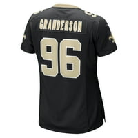 Ženski Nike Carl Granderson Black New Orleans Saints Game Dressey