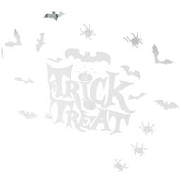 Bestonzon set od Halloween akrilne zidne naljepnice ukrasna bat pauk zidna naljepnica naklonost