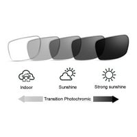 Fotokromične naočale za čitanje Optički hiperopijski metalni okvir sa kućištem UV sunčanih naočala