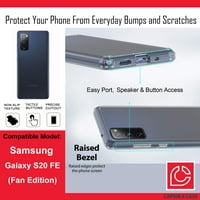 Capsule Case kompatibilan sa Galaxy S Fe [Hybrid Slim Fit Cute Design Heavy Duty zaštitna Clear Edge