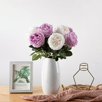 Farfi Artificial Rose Vivid Neodred Dekorativna lažna ruža Cvijeće ukrasi Kućni dekor