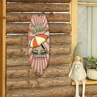 Heiheiup potpisuje dekor ljetni prednji zid za odmor na vratima Ležerna Drvena vrata za surfanje vise