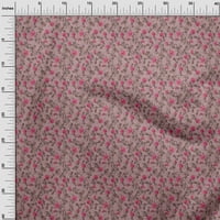 Onuone viskoza šifon ružičasta tkanina cvjetna šivaća tkanina od dvorišta tiskana diiy odjeća šiva