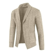Feesfesfes džemper jakna za muškarce Ležerne prilike, čvrsti dugi rukav džemper džep na prodaju