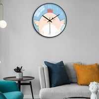 Zidni sat crtani zidni sat Lijep životinjski tiskani viseći sat Dječja soba Mute Sat Moderan zidni ukrasni