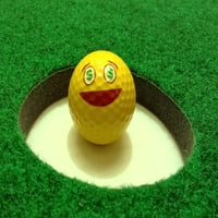 Igrajte kuglice za golf kreative, žuto, pakovanje