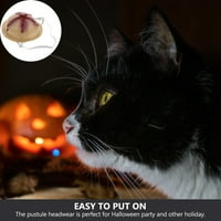 Hemoton Halloween Pet Headdress Simulacija Pustule How Hat Halloween PET potrošni materijal