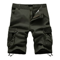Muški teretni kratke hlače Ljetne casual pamučne kratke hlače opušteno fit s džepovima Cargo kratke