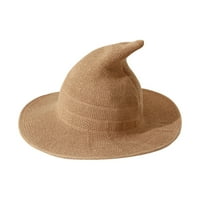 Ploknplq sunčevi šeširi za žene za žene kapa Ženska hladnjaka Sklopivi ljetni veliki rudar Witch Crochet