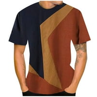 Tking modna majica majica Majica kratki rukav tiskani ljetni okrugli vrat Top trend ležerne košulje