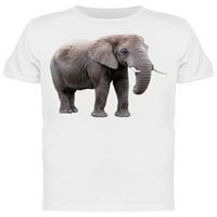 Prednji, bočni afrički slon majica Muškarci -Mage by Shutterstock, muški XX-Large