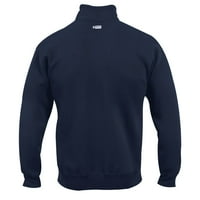 Muška mornarica CAL nosi veliki pamučni kvart-zip pulover