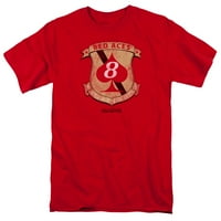 BSG - Crvena Aces značka - košulja kratkih rukava - XXXX-Large
