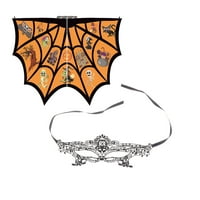 Hemoton Halloween Fairy Dame Cloak Wings Shawl sa maskom Bat uzorak nimfnog pixie kostim dodatne opreme