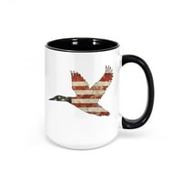 Šalica za patke, američka patka, šolja za vodu, patka, pušica, šalica za kafu, američka šolja zastava,