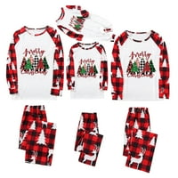 SPEMEM PAJAMA CHING PAJAMAS za porodične životinjske muške pidžame baršun božićne porodice pidžamas