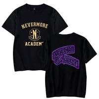 Ljeto T - Košulja s kratkim rukavima odštampani logotip srijeda Addams New Streetwear TEE