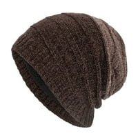 Loopsun kape za žene casual solid color hat vanjski zimski odrasli neutralni toplo u boji podudaranje