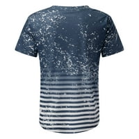 Košulje za muškarce Ljeto Tanak Ležerni pristigli fit patchwork majica kratkih rukava Top bluza