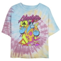 Junior's Aladdin 90-ih GENIE grafički tee Tie Dye Medium