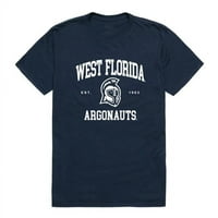 Republika 526-402-NVY- University of West Florida Pečat majica, Mornarsko - Veliko