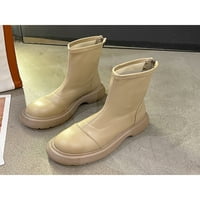 Daeful Dame Boot Mid Calf zimske čizme Comfort Cipele protiv klizanja Prozračivači Formalni kaki 7
